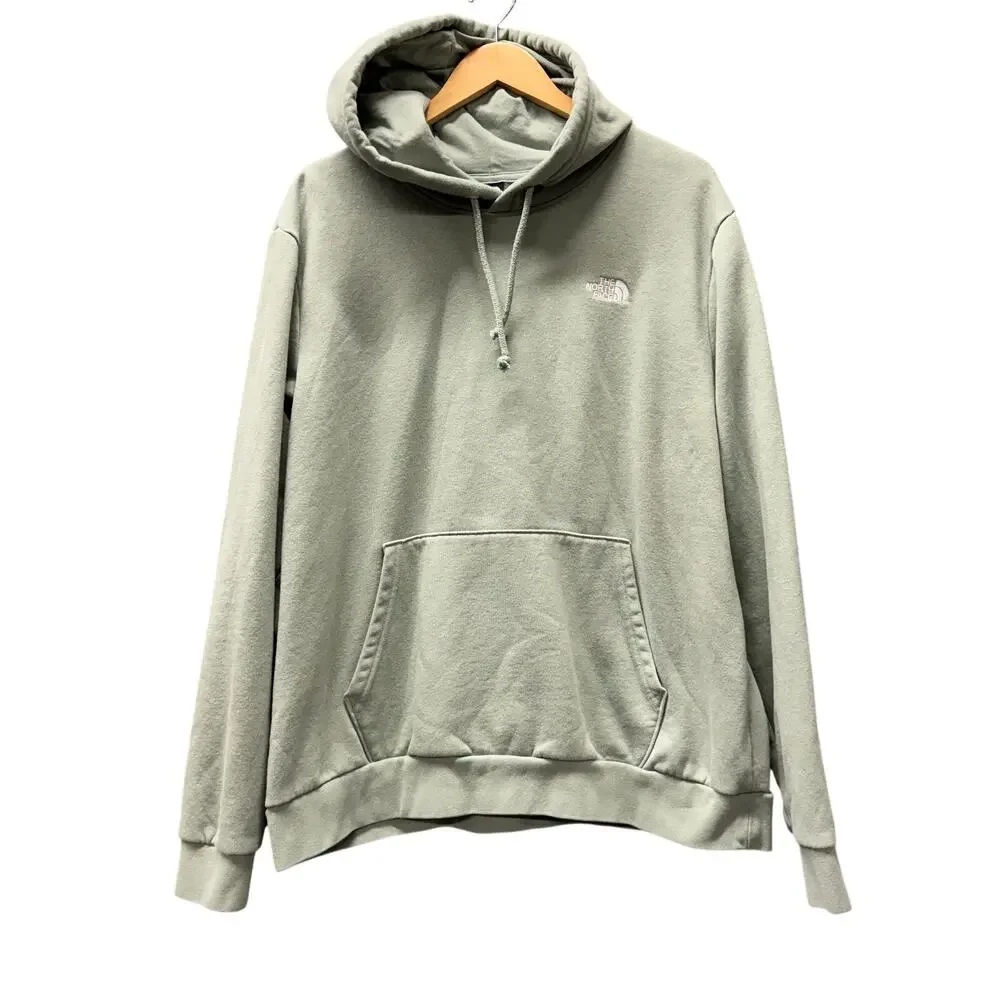The North Face Hoodie Pullover Light Green Sustainable Circular Design Mens‎ XL